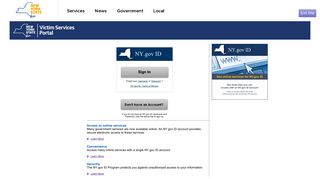 Welcome to OVS Victim Service Portal Services