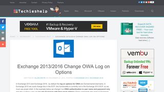 Exchange 2013 Change OWA Log on Options To Username or ...