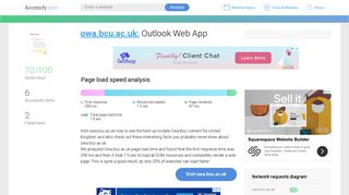 Access owa.bcu.ac.uk. Outlook Web App