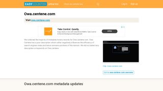 Owa Centene (Owa.centene.com) - Netscaler Gateway - Easycounter