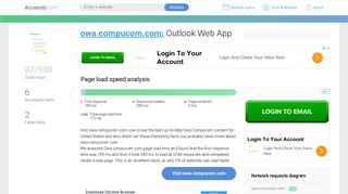 Access owa.compucom.com. Outlook Web App