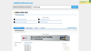 owa.gov.gg at WI. Outlook Web App - Website Informer
