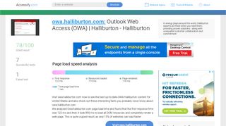 Access owa.halliburton.com. Outlook Web Access (OWA) - Accessify