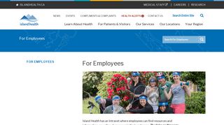 For Employees | Island Health
