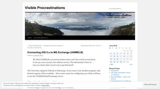 Connecting iOS 5.x to MS Exchange (UNIMELB) | Visible ...