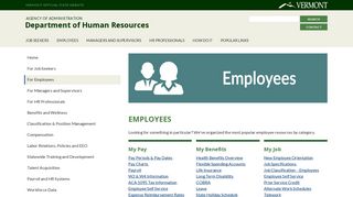 Employees | Department of Human Resources - Vermont Human ...
