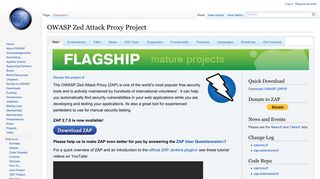 OWASP Zed Attack Proxy Project - OWASP