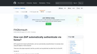FAQformauth · zaproxy/zaproxy Wiki · GitHub