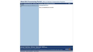 Web Bill Processing Portal - Agreement - OWCP.dol.acs-inc.com