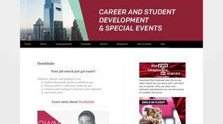 Handshake | Career and Student Development & Special Events