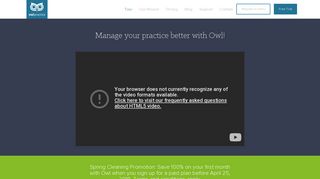 Tour - Owl Practice - Canada's Practice Management Solution