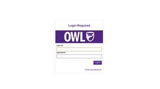 Login Required - OWL