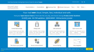 OwnCube - Open Source Cloud hosting since 2012 - ownCloud ...