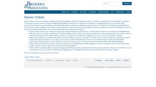 Owner InSite - Broaddus & Associates