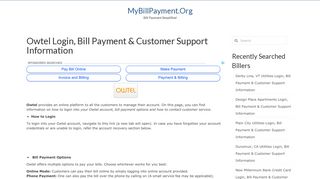 Owtel Login, Bill Payment & Customer Support Information