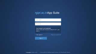 OX App Suite - RGIPT