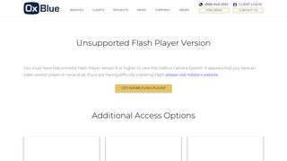OxBlue Corporation | Download the proper flash player to view photos
