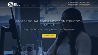 OxBlue Construction Time-Lapse Technology & Cameras
