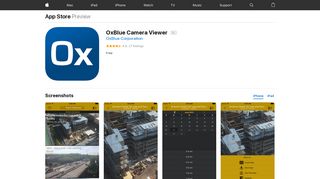 OxBlue Camera Viewer on the App Store - iTunes - Apple