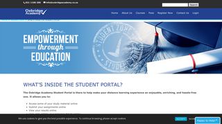 What's inside the Student Portal? - Oxbridge Academy