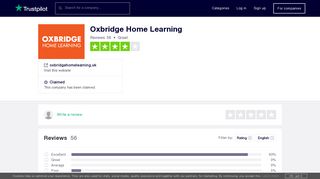 Oxbridge Home Learning Reviews | Read Customer Service Reviews ...
