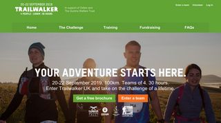 Trailwalker 2019: Your adventure starts here - Oxfam GB