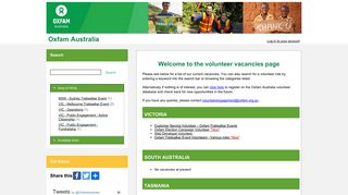 MyVolunteerPage - Oxfam Australia