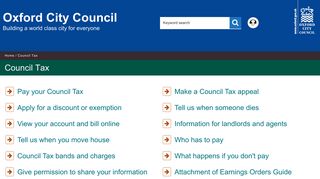 Council Tax | Oxford City Council