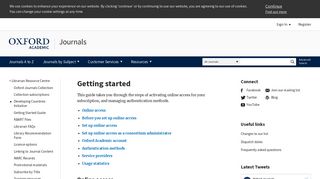 Getting Started Guide | Journals | Oxford Academic
