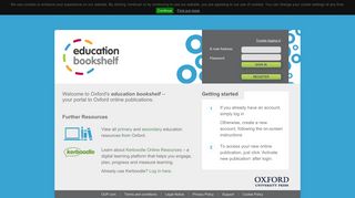 Oxford's education bookshelf