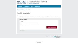Forgot your password? - Journals Career Network