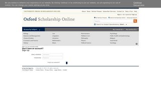 Login - Oxford Scholarship - Oxford Scholarship Online