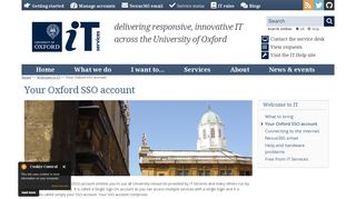 Your Oxford SSO account | IT Services