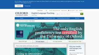 Test Takers | Oxford University Press