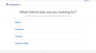 Oxford - Find your plan | Find Care - Rally