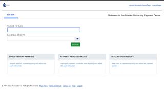 LincolnU Pay Now