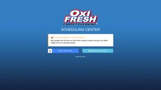 Oxi Fresh - Login