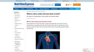 What is nitric oxide and how does it work? - Nutrition Express