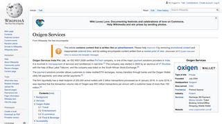 Oxigen Services - Wikipedia