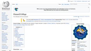 Oxnard College - Wikipedia