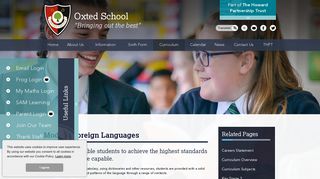 Oxted School - Modern Foreign Languages