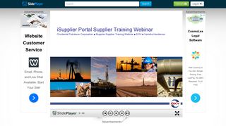 iSupplier Portal Supplier Training Webinar - ppt download