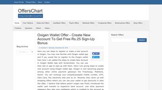 Oxigen Wallet Offer - Create new account to get Free Rs.25 Sign-up ...