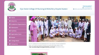 Oyo State College Of Nursing And MidWifery