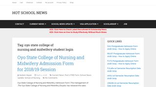 oyo state college of nursing and midwifery student login Archives - Hot ...