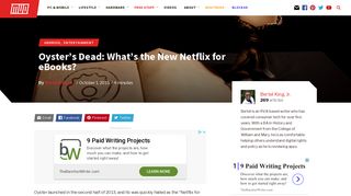 Oyster's Dead: What's the New Netflix for eBooks? - MakeUseOf