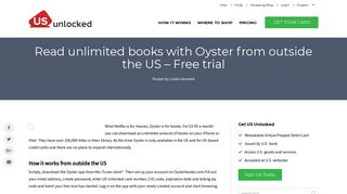 Read unlimited books with Oyster from outside the US - Free trial ...