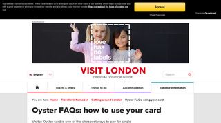 Oyster FAQs: how to use your card - visitlondon.com