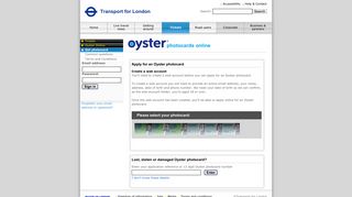 Apply for an Oyster photocard | Transport for London