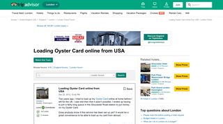 Loading Oyster Card online from USA - London Forum - TripAdvisor